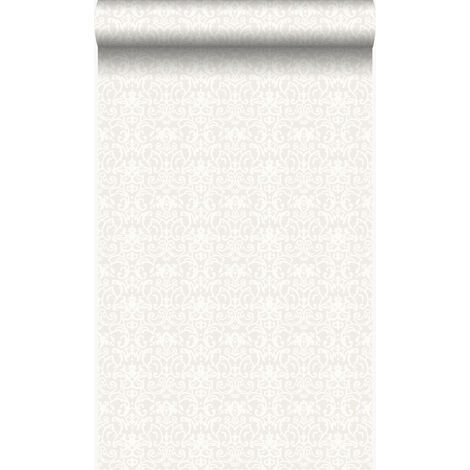 papier peint ornement blanc et gris clair  - Origin Wallcoverings (1/5)