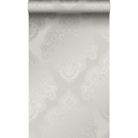 papier peint ornement taupe  - Origin Wallcoverings (1/5)