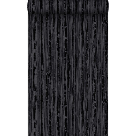 papier peint à rayures noir - Origin Wallcoverings (1/5)