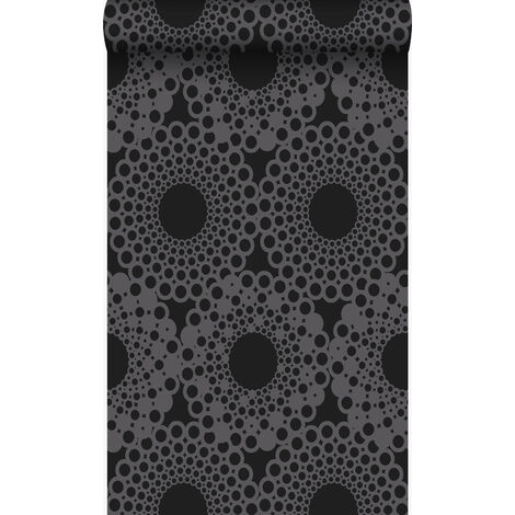 papier peint forme graphique noir - Origin Wallcoverings (1/5)