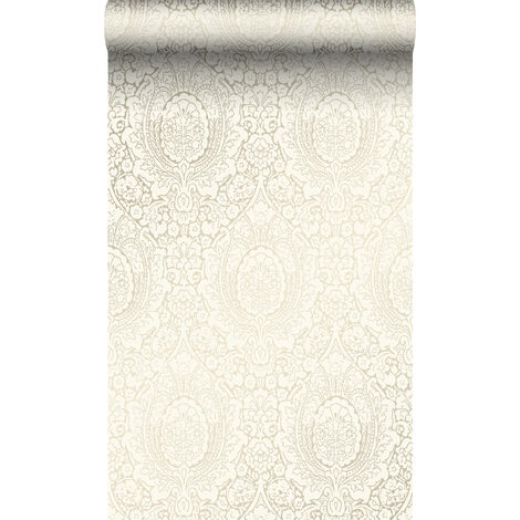 papier peint ornement beige clair brillant - Origin Wallcoverings (1/5)
