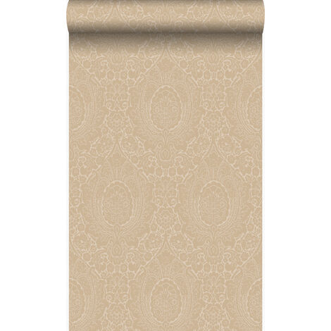 papier peint ornement beige champagne - Origin Wallcoverings (1/5)