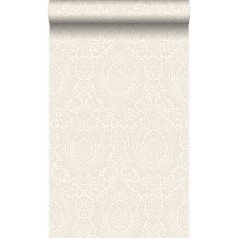papier peint ornement blanc de fleur  - Origin Wallcoverings (1/5)