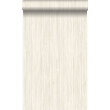 papier peint rayures fines blanc de fleur - Origin Wallcoverings (1/5)