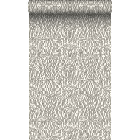 papier peint peau d'animal taupe - Origin Wallcoverings (1/5)