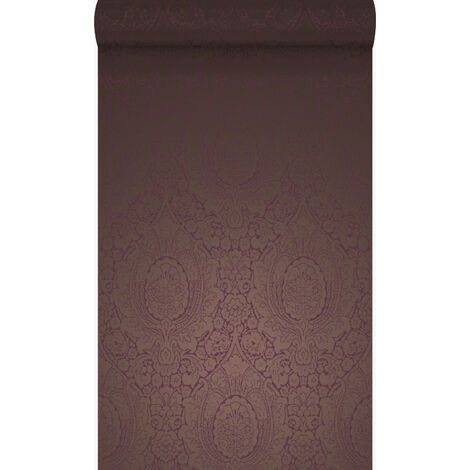 papier peint ornement violet foncé - Origin Wallcoverings (1/5)