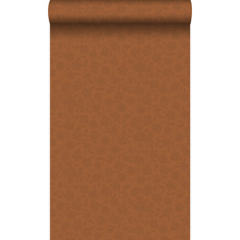 papier peint fleurs jaune safran - Origin Wallcoverings (1/5)