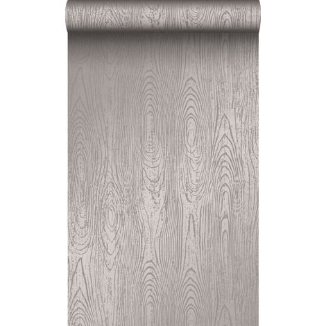 papier peint imitation bois taupe - Origin Wallcoverings (1/5)