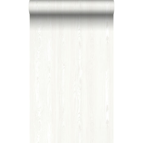 papier peint imitation bois blanc crème - Origin Wallcoverings (1/5)