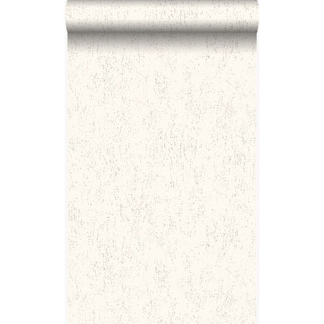 papier peint plaque métallique vieillie, altérée et touchée par les intempéries blanc crème  - Origin Wallcoverings (1/5)