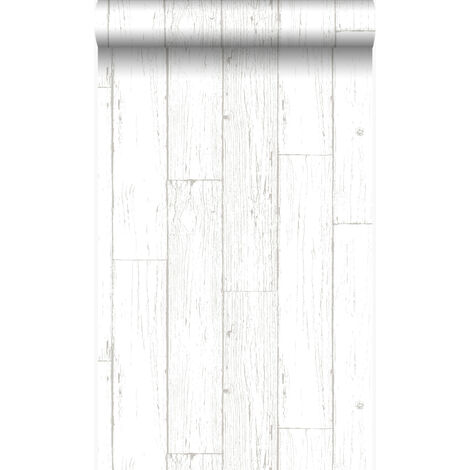 papier peint imitation bois blanc d'ivoire - Origin Wallcoverings (1/5)