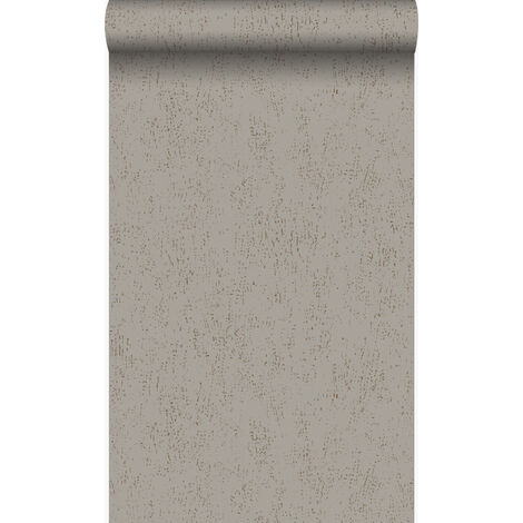 papier peint plaque métallique vieillie, altérée et touchée par les intempéries taupe - Origin Wallcoverings (1/5)
