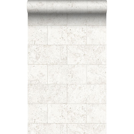 papier peint imitation pierre blanc cassé - Origin Wallcoverings (1/5)