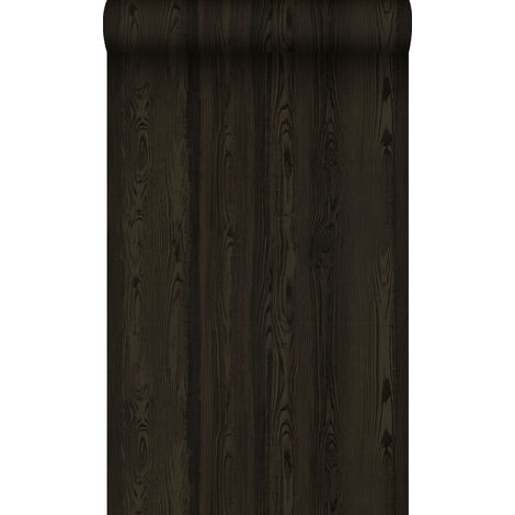 papier peint imitation bois noir - Origin Wallcoverings (1/5)