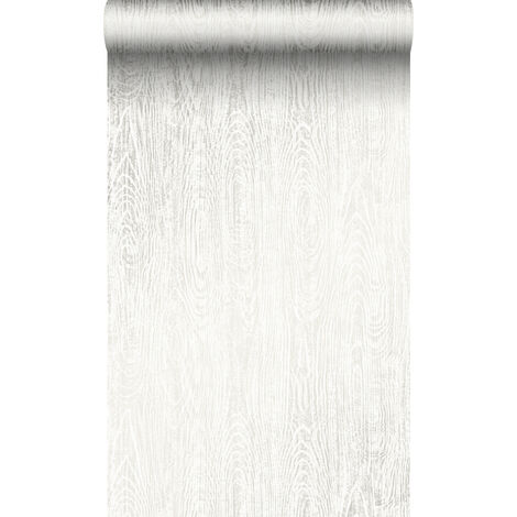 papier peint imitation bois blanc crème - Origin Wallcoverings (1/5)