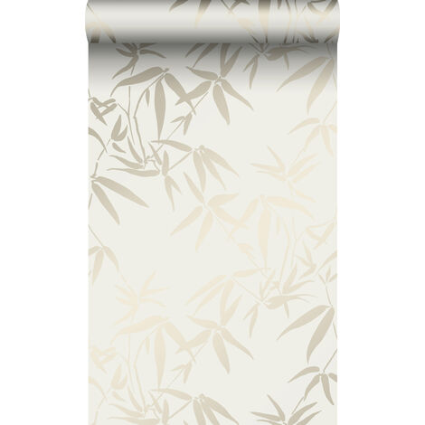 papier peint feuilles de bambou beige - Origin Wallcoverings (1/5)