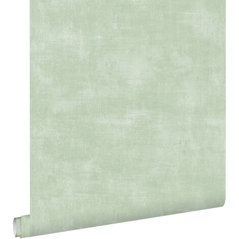 papier peint effet béton vert clair  - ESTAhome (1/5)