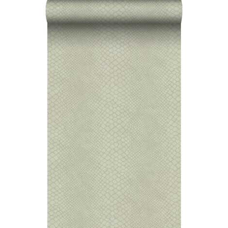 papier peint peau de serpent gris pâle  - Origin Wallcoverings (1/5)