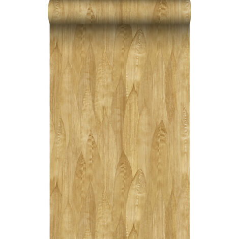 papier peint feuilles jaune ocre  - Origin Wallcoverings