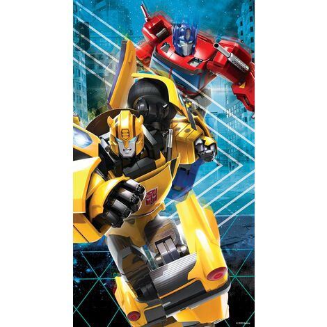 papier peint panoramique Transformers jaune, rouge et bleu  - Sanders & Sanders (1/3)