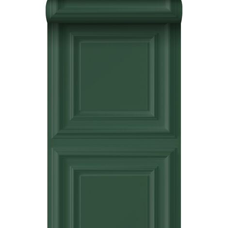 papier peint lambris vert foncé - Origin Wallcoverings (1/5)