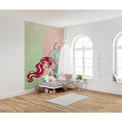 Stickers Mural Lumineux Sirène Fluorescente Autocollant Muraux Enfant