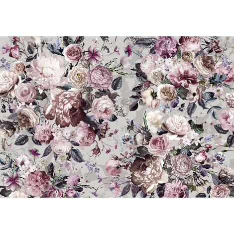papier peint panoramique Lovely Blossoms rose - Komar (1/3)