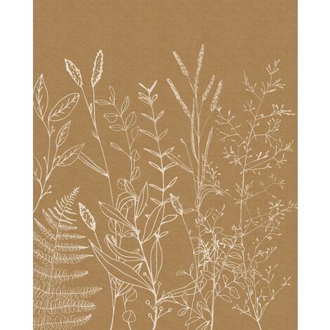 papier peint panoramique Herbs Garden beige - Komar (1/3)