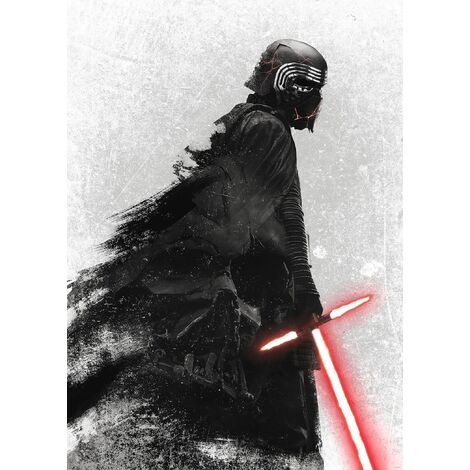 papier peint panoramique Star Wars Kylo gris  - Disney (1/3)
