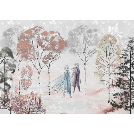papier peint panoramique La Reine des neiges multicolore - Disney (1/3)