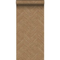 papier peint chevron chameau - Sanders & Sanders