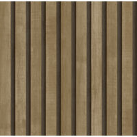 papier peint tasseaux de bois marron - Sanders & Sanders
