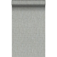 papier peint lin taupe - Origin Wallcoverings