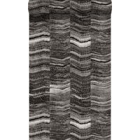 papier peint rayures en morceaux de marbre stratifié noir - Origin Wallcoverings