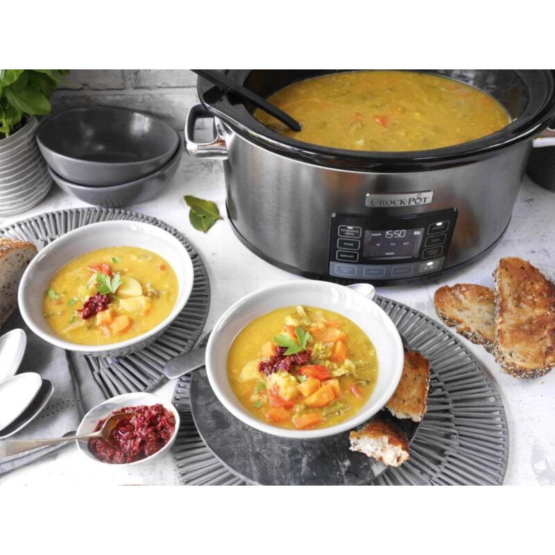 Crock-Pot Slow Cooker 5L Con Funzione Sauté - Pentola Cottura Lenta Per 6 Persone - Foto 8