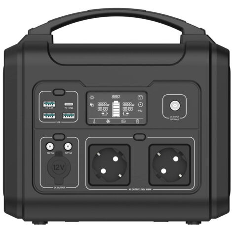 Ezviz CSPS600 Power Station Alimentazione Portatile Lithium Nickel Manganese Cobalt Oxide 600W Nero