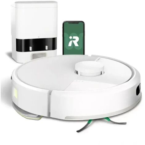 iRobot Roomba 105 Combo + Stazione Autosvuotamento, Aspirapolvere Lavapavimenti
