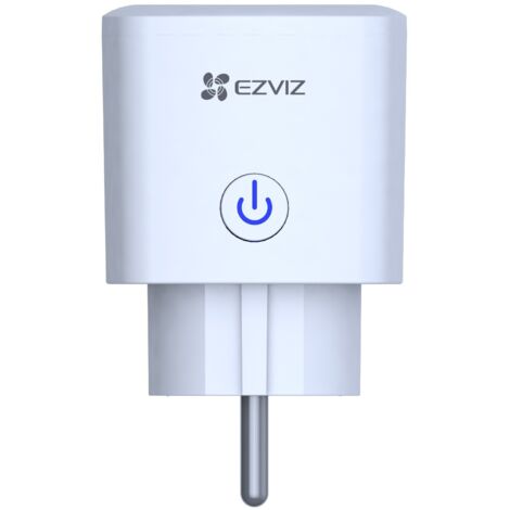 Ezviz T30 Smart Wi-Fi Connected Socket 10A Mini Smart Outlet Funziona con Android iOS Alexa, Funzione Timer, Controllo app, Bianco