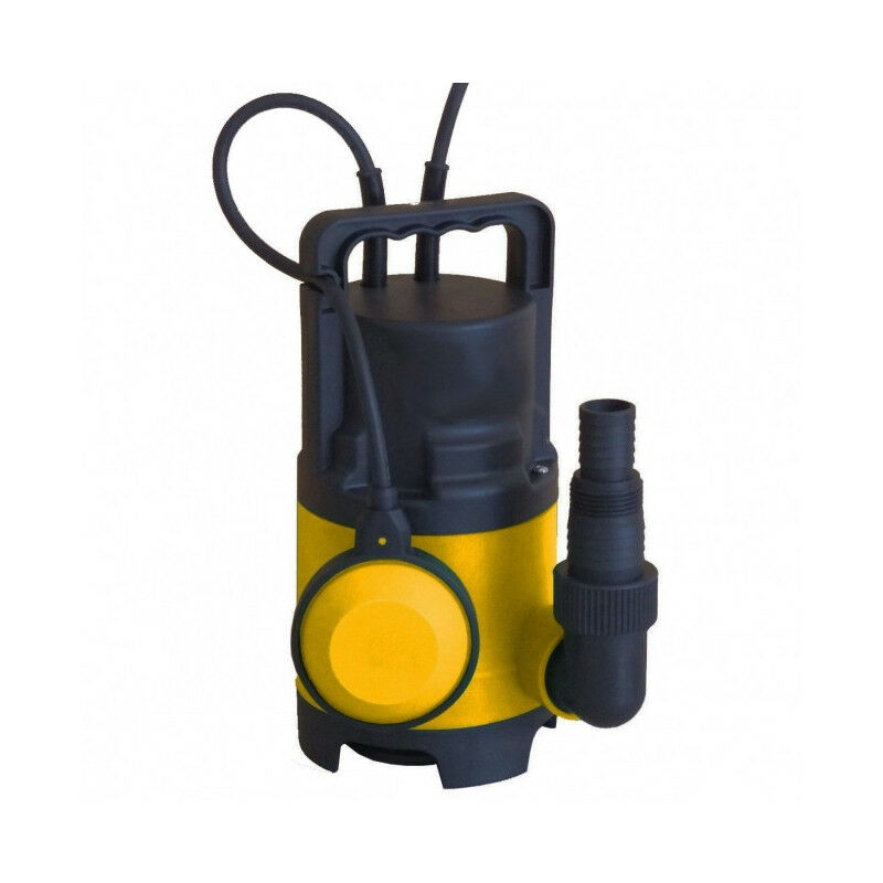 Pompe vide cave flotteur integré - Pompe d'évacuation eaux chargées - 550W  - H refoulement 7m - Pompe à eau immergé automatique