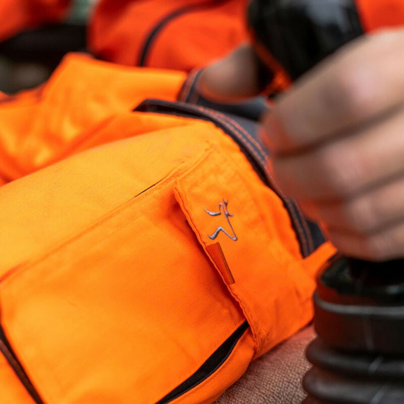 Gilet haute visibilité 2 bandes orange - M - OPSIAL