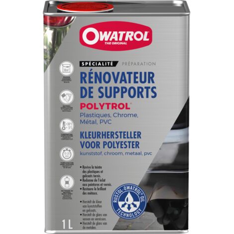 Owatrol – Rénovateur multi-supports 1L – Pour plastiques, métaux, marbre – Finition transparente et brillante – Rendement 18 m²/L