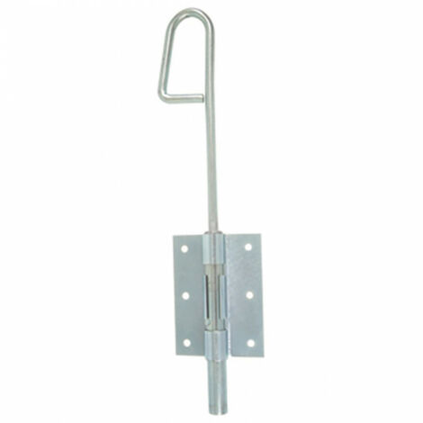 Verrou baïonnette à visser zingué blanc AFBAT - Dim (mm): Ø18x600