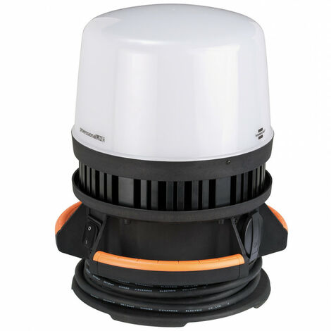 Brennenstuhl – Projecteur de chantier LED portable 360° – Puissance 97W – Flux lumineux 12600lm – Indice de protection IP54 pour chantiers humides