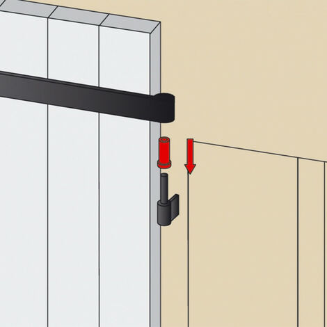 Lot de 2 Convertisseurs de gond PVC AFBAT - Ø mm: 12/14