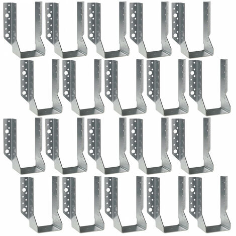 Simpson Strong Tie – Lot de 20 sabots de charpente à ailes extérieures 80mm – Pour bois massif et composite – Installation rapide – Renforcement d'assemblages