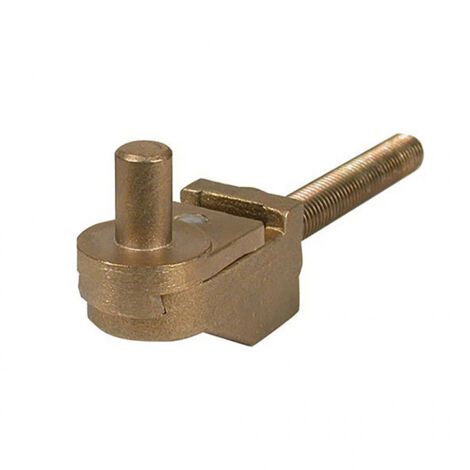 Afbat – Gond de portail à sceller cupro-aluminium – Longueur 80mm – Résistance à la corrosion et aux chocs – Pour installations durables