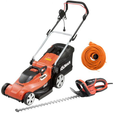 PACK - DOLMAR Tondeuse Électrique 1600W 41 cm EM410 + Taille-Haie Électrique 670W 65 cm HT6510 + Rallonge 40m