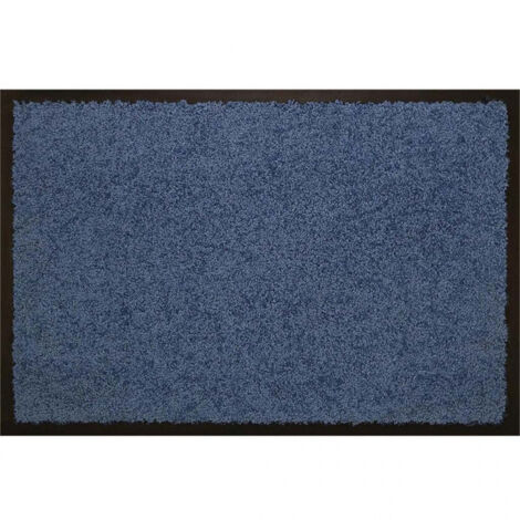 Tapis ultra absorbant QUEYRAS Bleu 60x80cm (1/3)