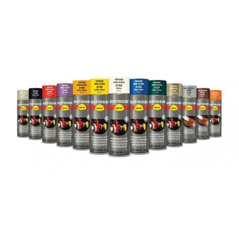 Couche de finition Hard Hat Ral-couleurs gris anthracite RAL 7016 500ml - RUST-OLEUM - 2189