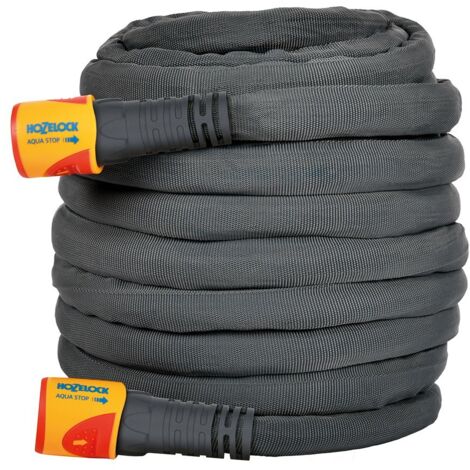 Hozelock – Tuyau d'arrosage Tuffhoze 25 m – PVC et textile – Ultra-léger et résistant au gel – Pression d'éclatement 40 bars - A729922